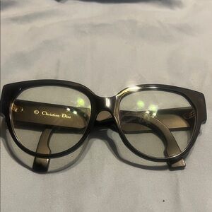 Dior Black and Gold Women's Glasses